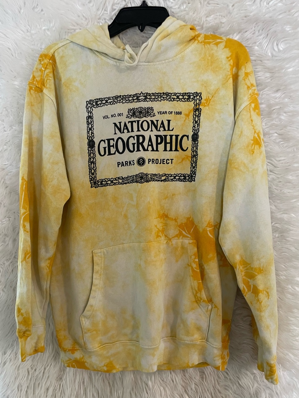Parks Project X National Geographic Unisex Legacy Tie Dye Hooded Sweatshirt-L